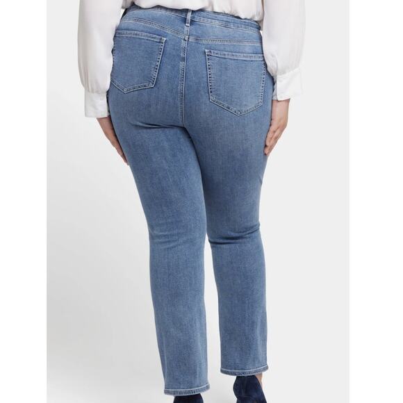 NYDJ Women's Plus Size Marilyn Straight Leg Jeans LIFT x TUCK  Size 28W NWT - Picture 2 of 11